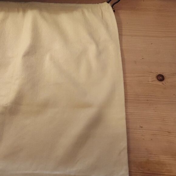 Fendi dust bag beige with drawstring closure Vintage dustbag storage bag travel - Picture 10 of 13